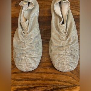 COS Women's Shoes Silver Flats New With Tags